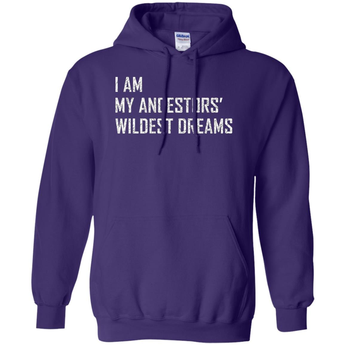 I Am My Ancestors Wildest Dreams T-shirt Purple