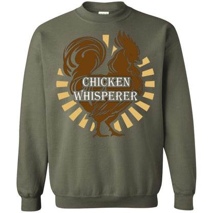Farmer T-shirt Chicken Whisperer Military Green
