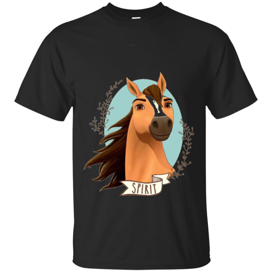 Horse Lover T-shirt Spirit Black