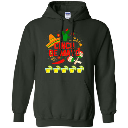 Fiesta Cinco De Mayo T-shirt Cinco De Mayo Forest Green