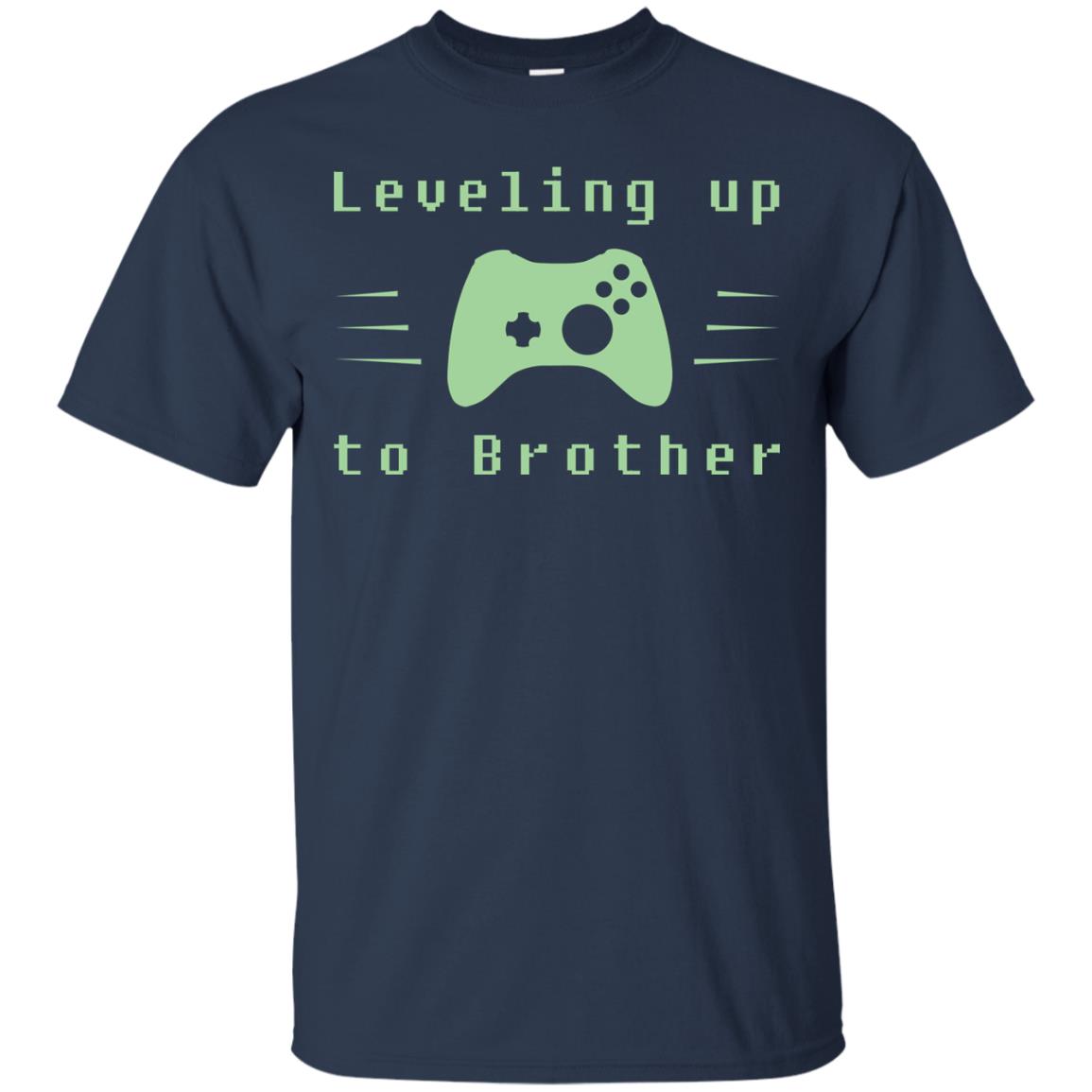 Rata-leveling Up To Brother Gaming Family Shirt Navy