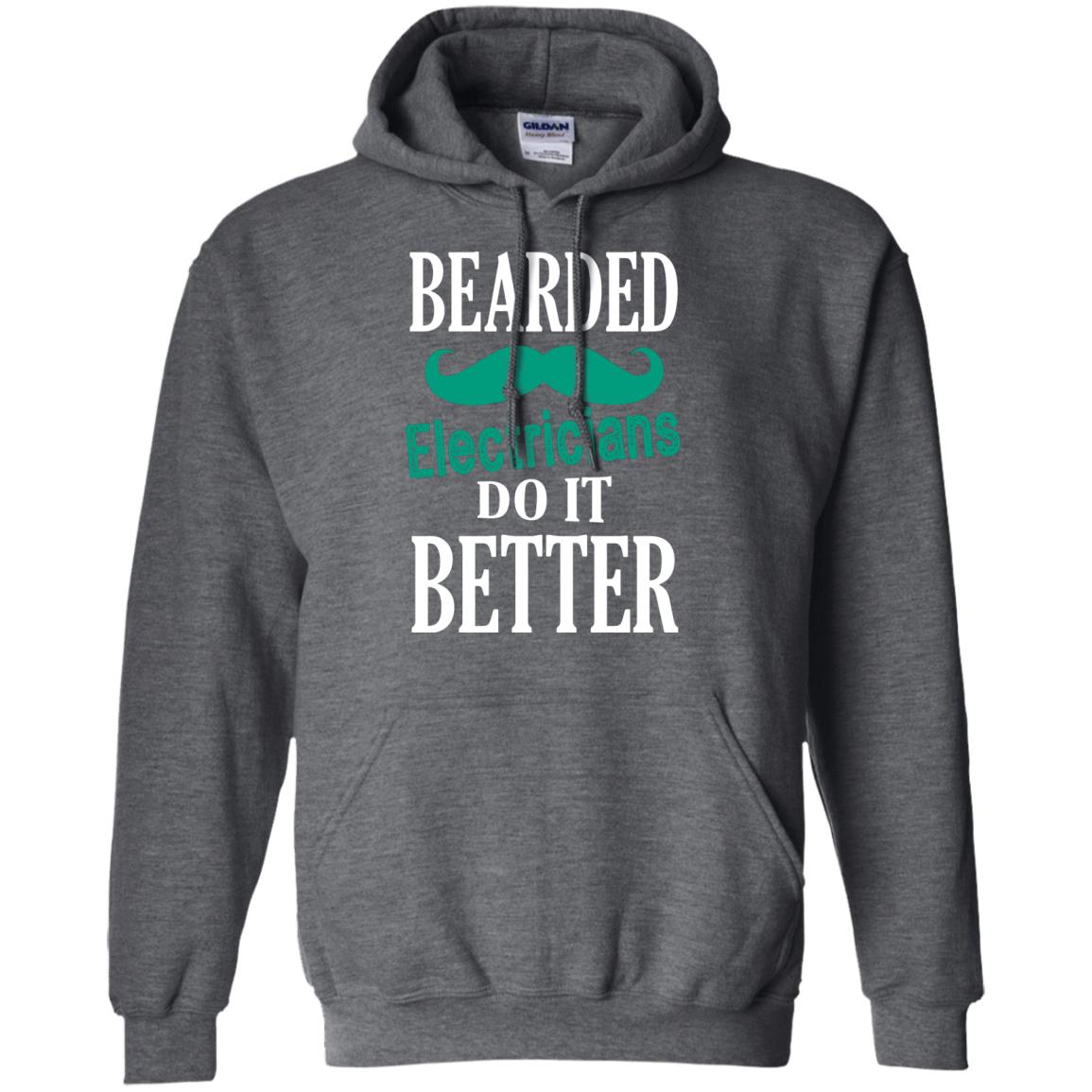 Bearded Electricians Do It Better Best Idea Shirt For Bearded Electricians Dark Heather