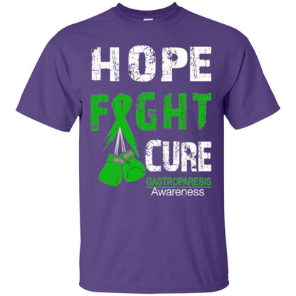 Gastroparesis Awareness T-shirt Hope Fight Cure Gastroparesis Awareness Purple