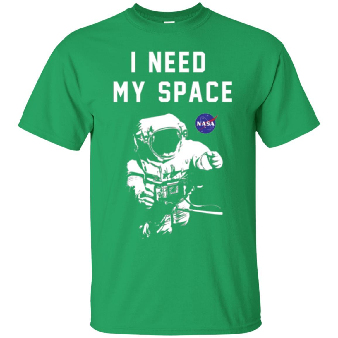 Astronaut T-shirt I Need My Space T-shirt Irish Green