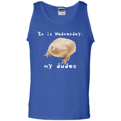 Funny Frog T-shirt It Is Wednesday My Dudes Royal