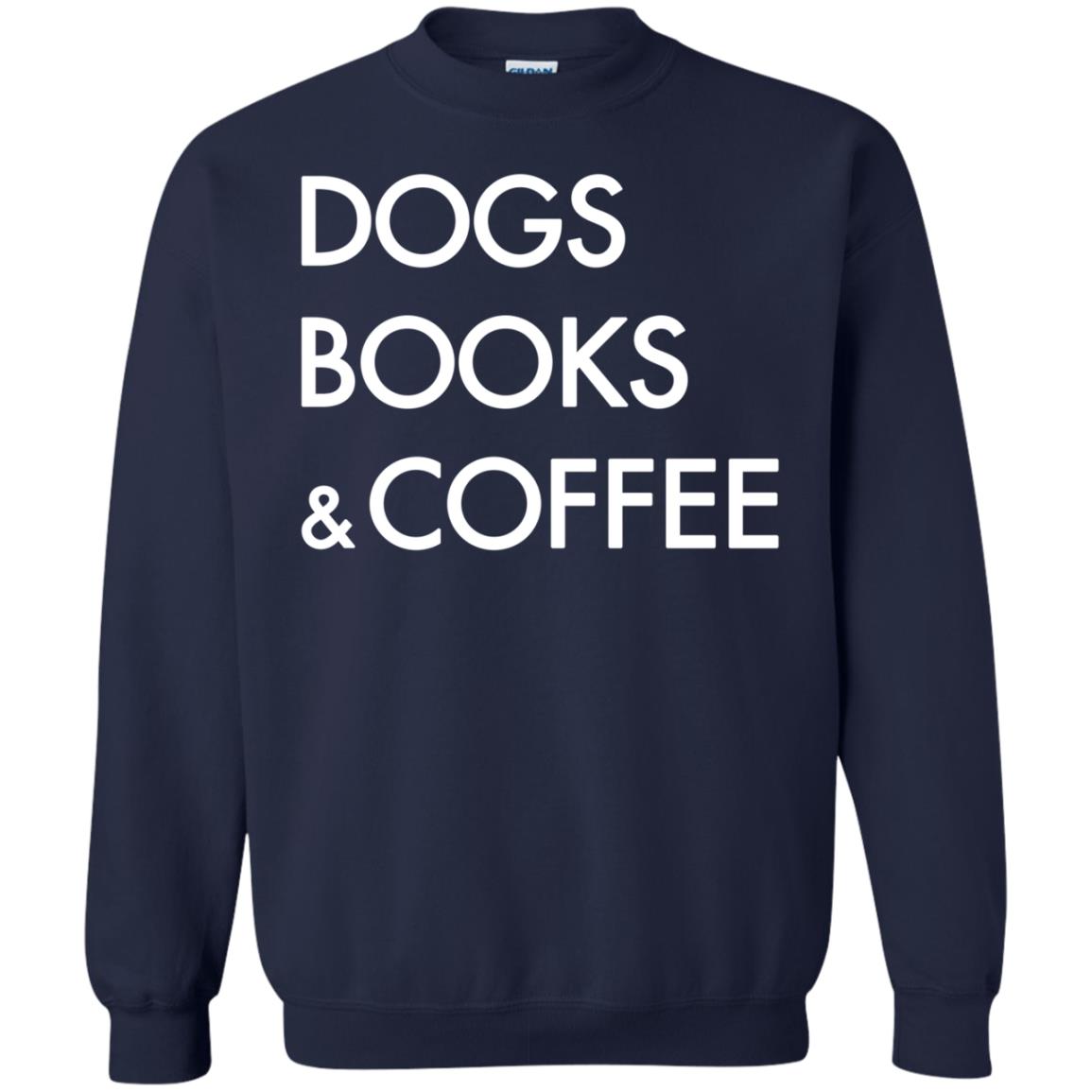 Dog Book And Coffee Shirt Navy