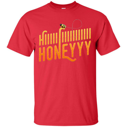 Bee T-shirt Hi Honey T-shirt Red