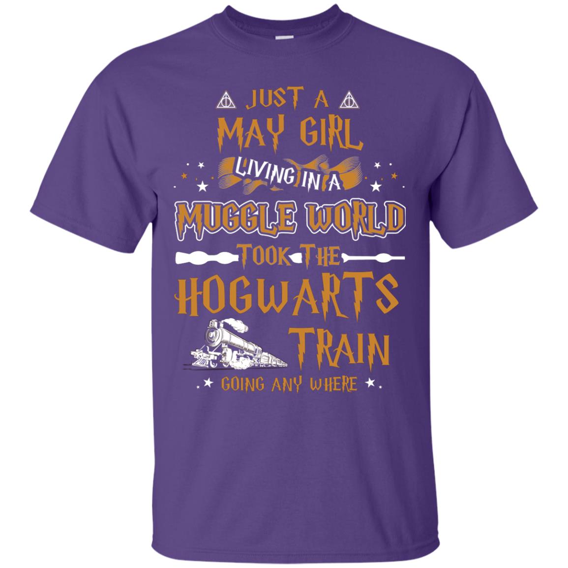 Just A May Girl Living In A Muggle World Took The Hogwarts Train Going Any Where Purple