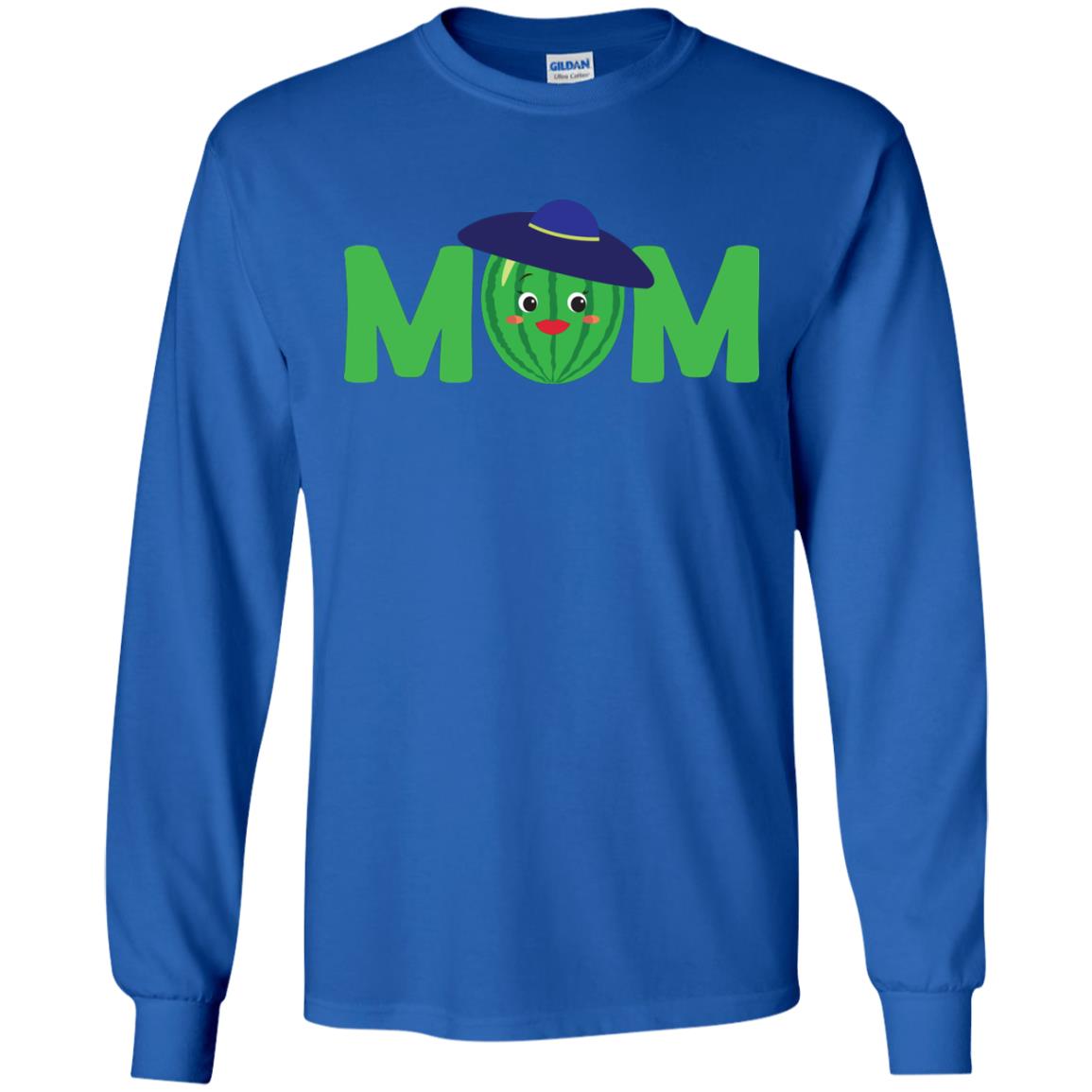 Mom Watermelon Funny Summer Melon Fruit Shirt For Mommy Royal
