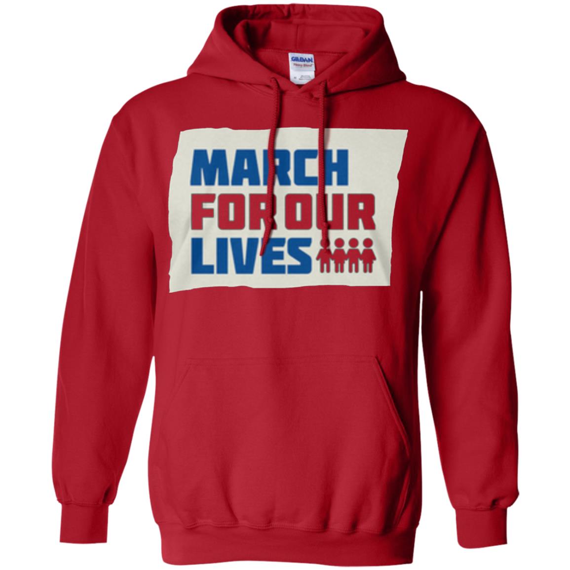 March For Our Lives Anti Gun T-shirt Red