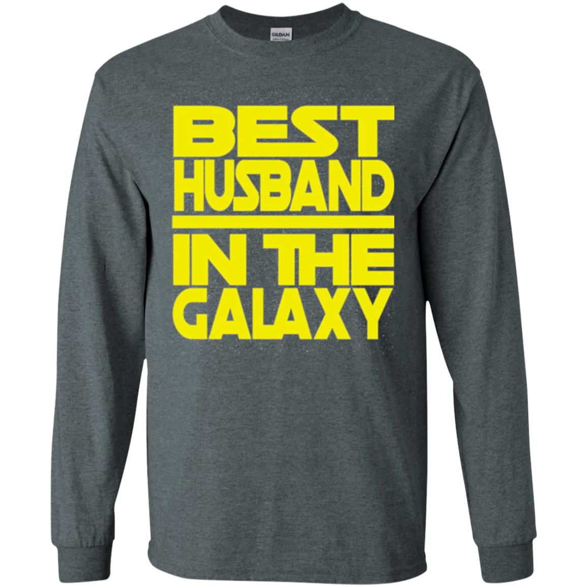 Best Husband In The Galaxy T-shirt Dark Heather