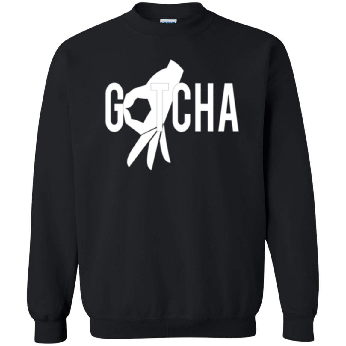 Gotcha Finger Circle Game T-shirt Black