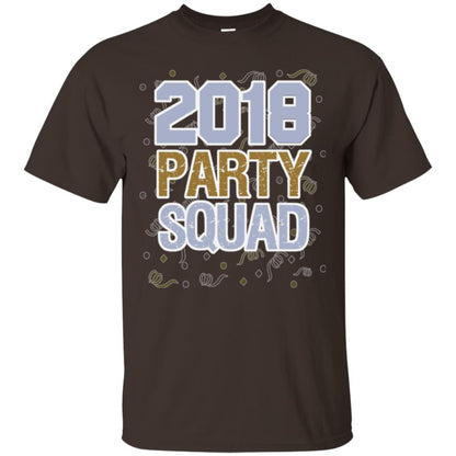 New Years Eve 2018 T-shirt Party Squad Dark Chocolate