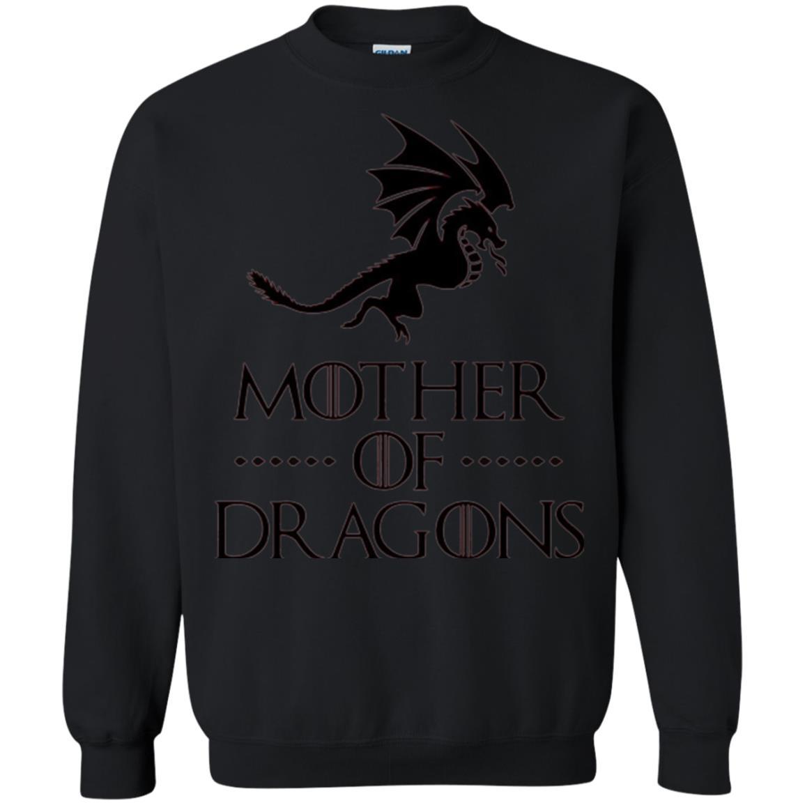 Throne Dragon T-shirt Mother Of Dragons Game Black