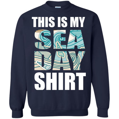 Summer Vacation T-shirt This Is My Sea Day Navy