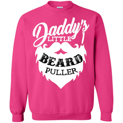 Daddy's Little Beard Puller Kid Shirt Heliconia