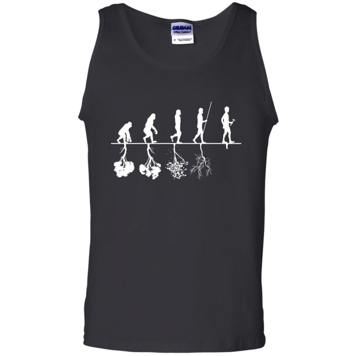 Evolution Tree Of Human Life Thinking Save Environment Shirt Black
