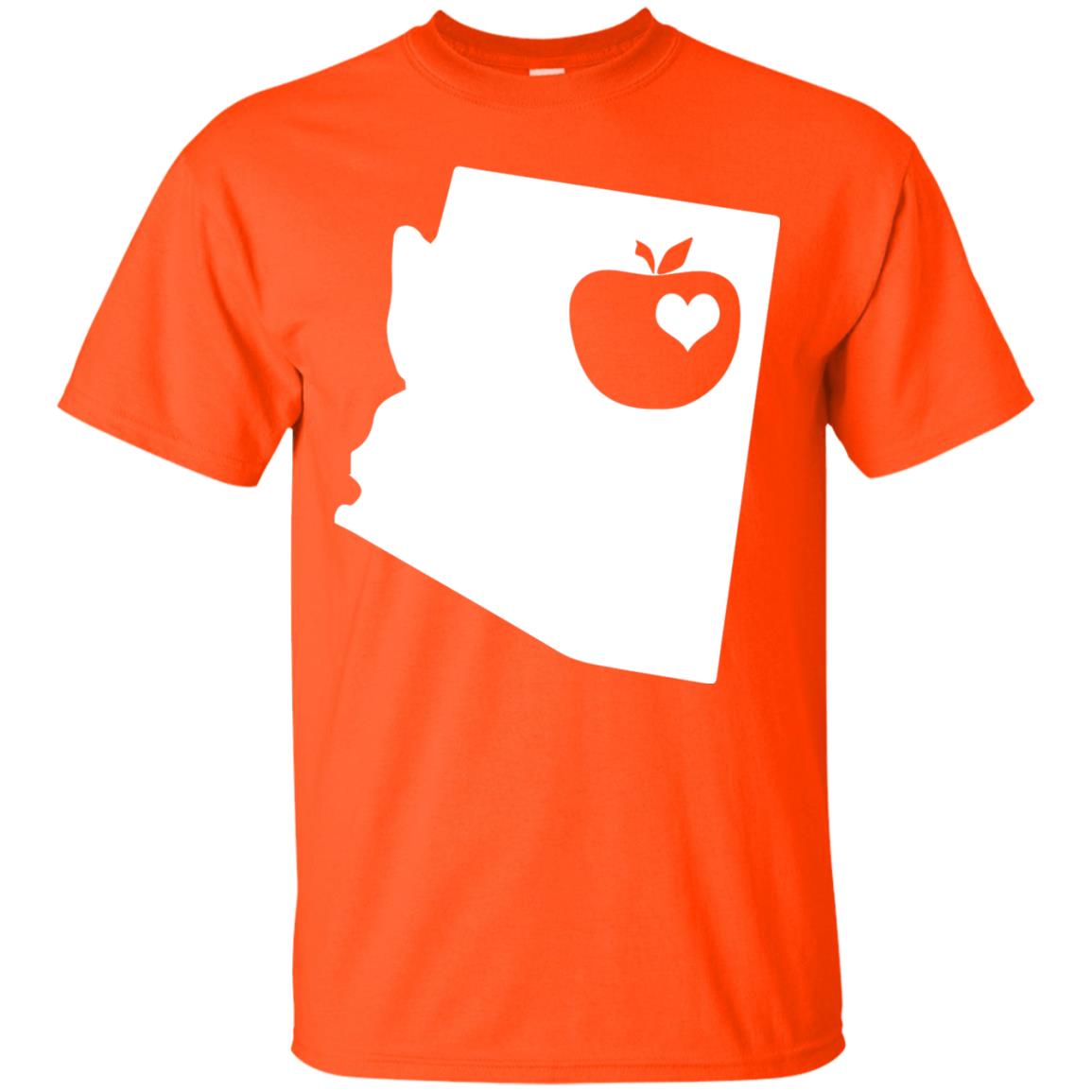 Teacher Shirt Red For Ed Arizona Teacher Protest Strike Orange