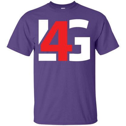 L4g Logo Graphic T-shirt Purple