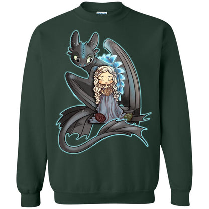 Dragon Night Fury Cartoon Shirt Forest Green