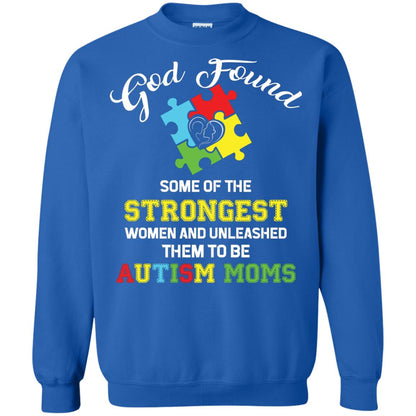 And Unleashed Them To Be Autism Moms Autism Shirt For Mom Royal