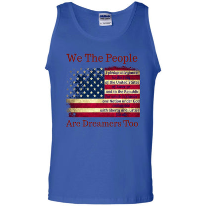 Americans We Are People Are Dreamers Too T-shirt Royal