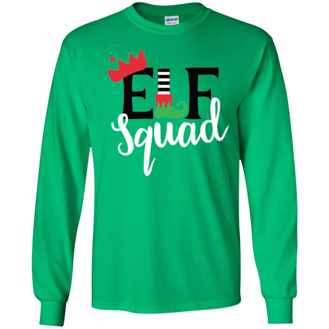 Christmas T-shirt Elf Squad Irish Green