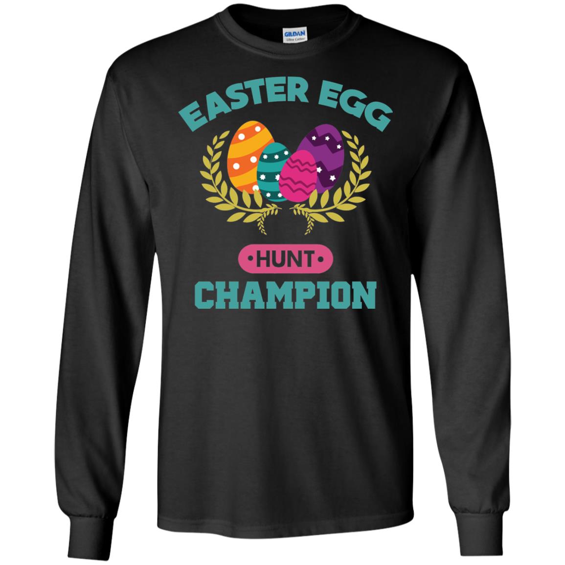 Easter Egg Hunt Champion Easter Day T-shirt Black