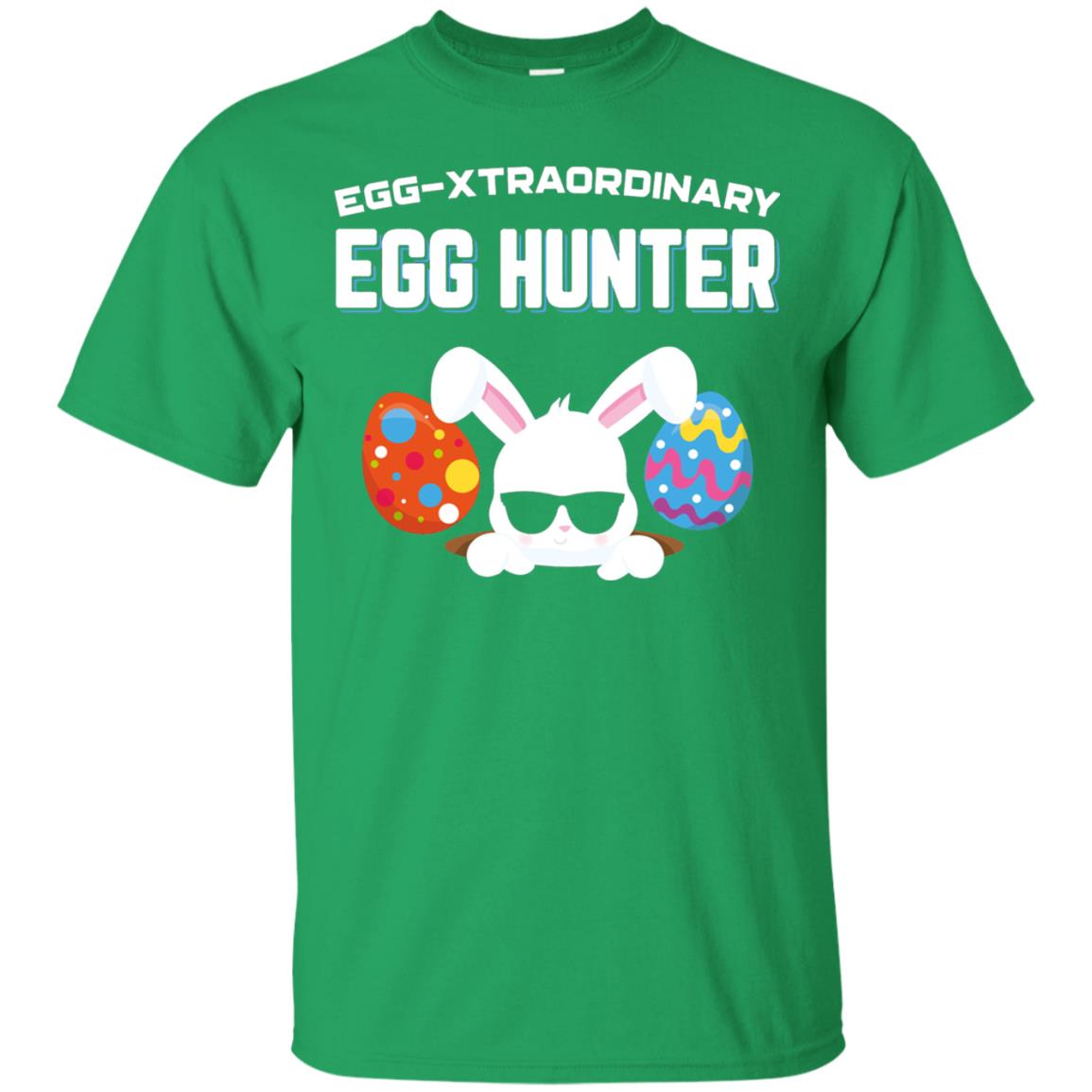 Egg-xtraordinary Egg Hunter Easter Shirt Irish Green