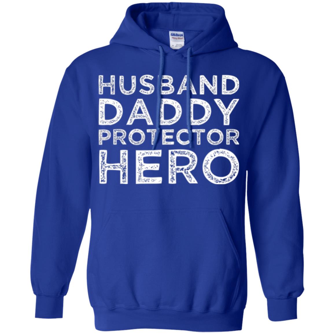 Husband Daddy Protector Hero T-shirt Royal