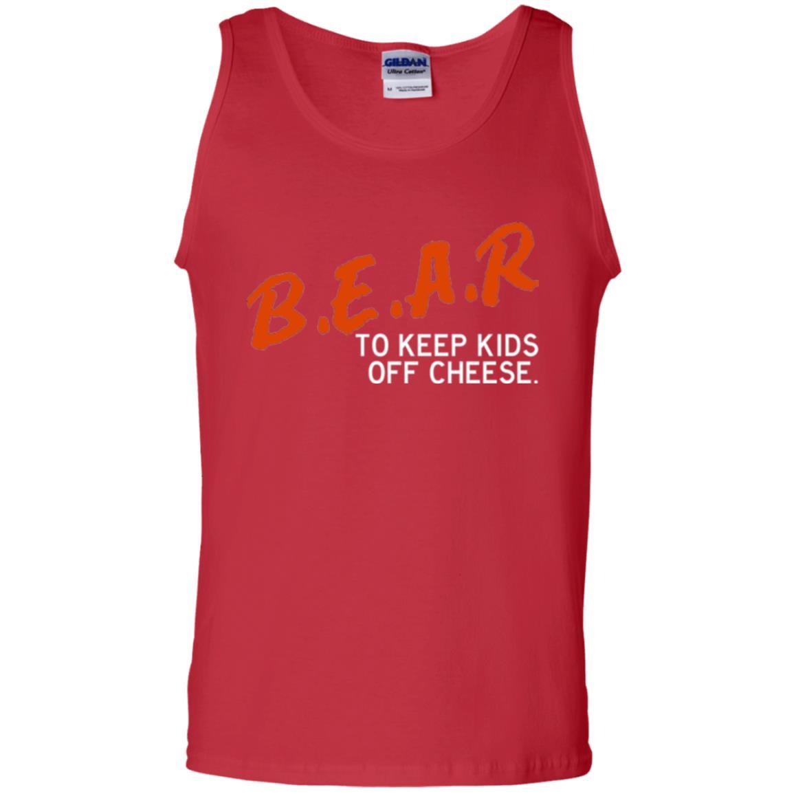 Chicago Football T-shirt B.e.a.r. To Keep Kids Off Cheese Red