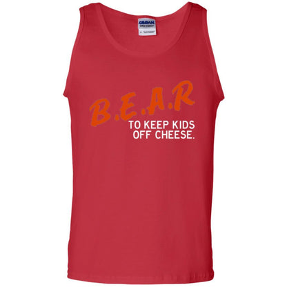 Chicago Football T-shirt B.e.a.r. To Keep Kids Off Cheese Red