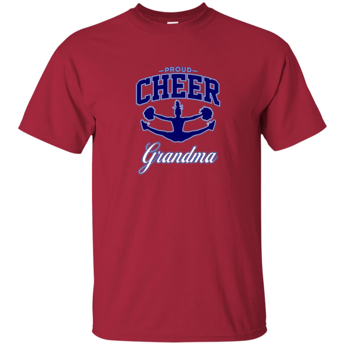 Proud Cheer Grandma Mama Shirt Cardinal