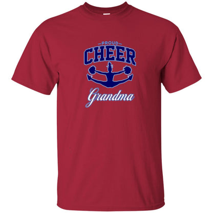 Proud Cheer Grandma Mama Shirt Cardinal