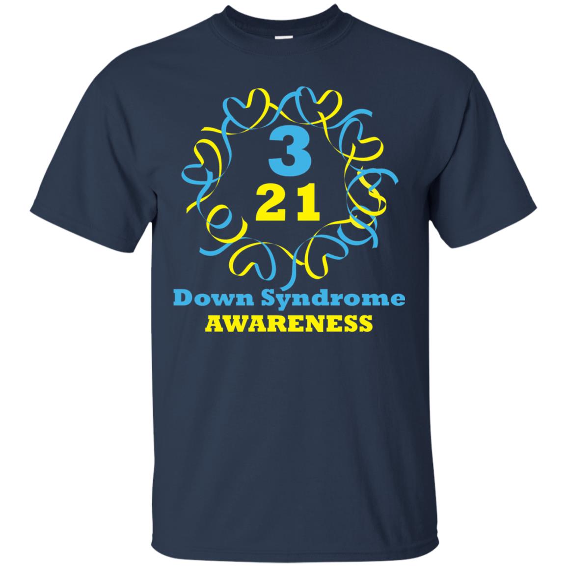 Down Syndrome Awareness T Shirt Navy