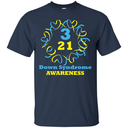 Down Syndrome Awareness T Shirt Navy
