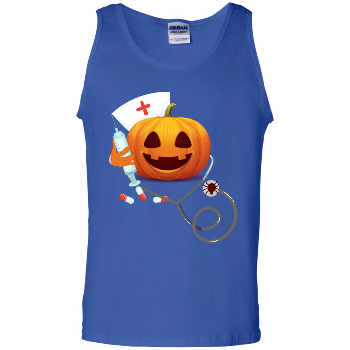 Pumpkin Nurse Nursing Halloween Gift Shirt Royal