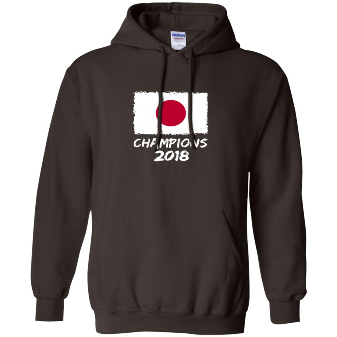 Football Lover T-shirt Japan Champions 2018 T-shirt Dark Chocolate
