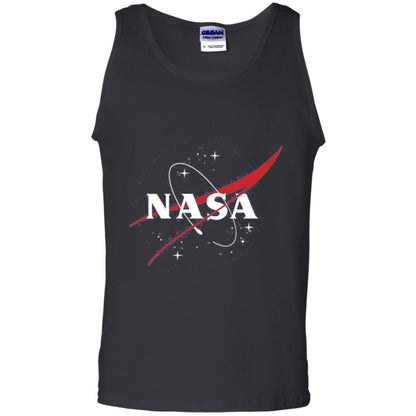 Nasa Full Blue Logo Graphic T-shirt Black
