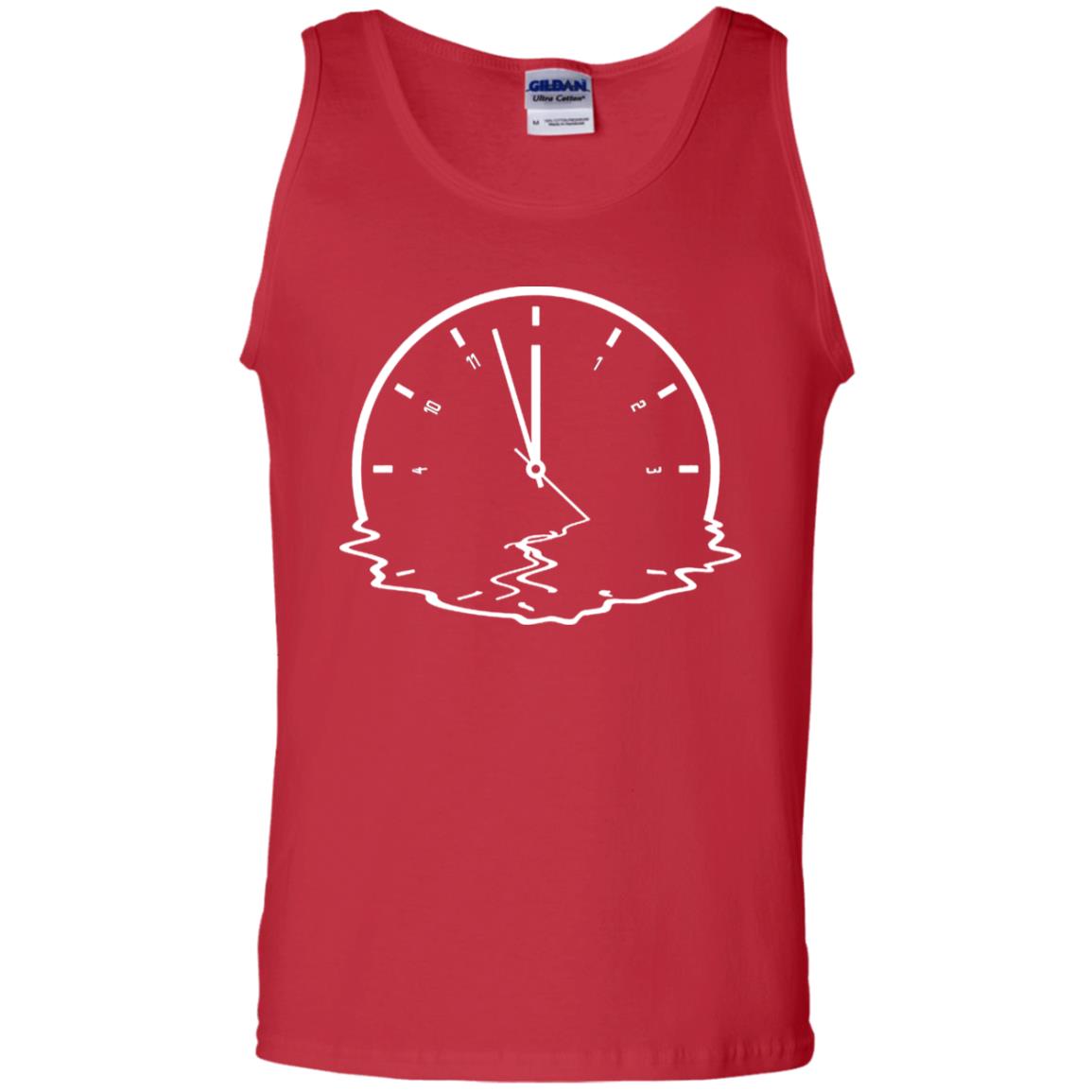 Alzheimer's & Dementia Awareness Funny Clock Gift Shirt Red