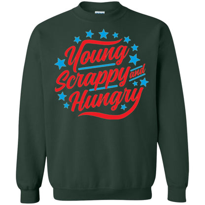 Hamilton T-shirt Young Scrappy And Hungry Forest Green