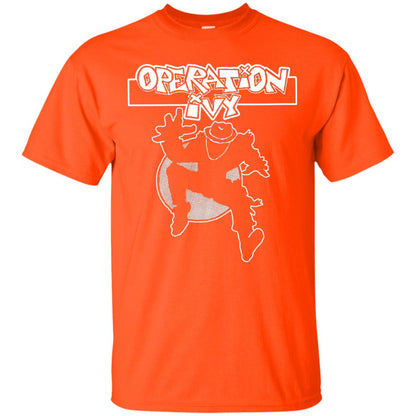 Operation Ivy Logo T-shirt Ska Man Guy Orange