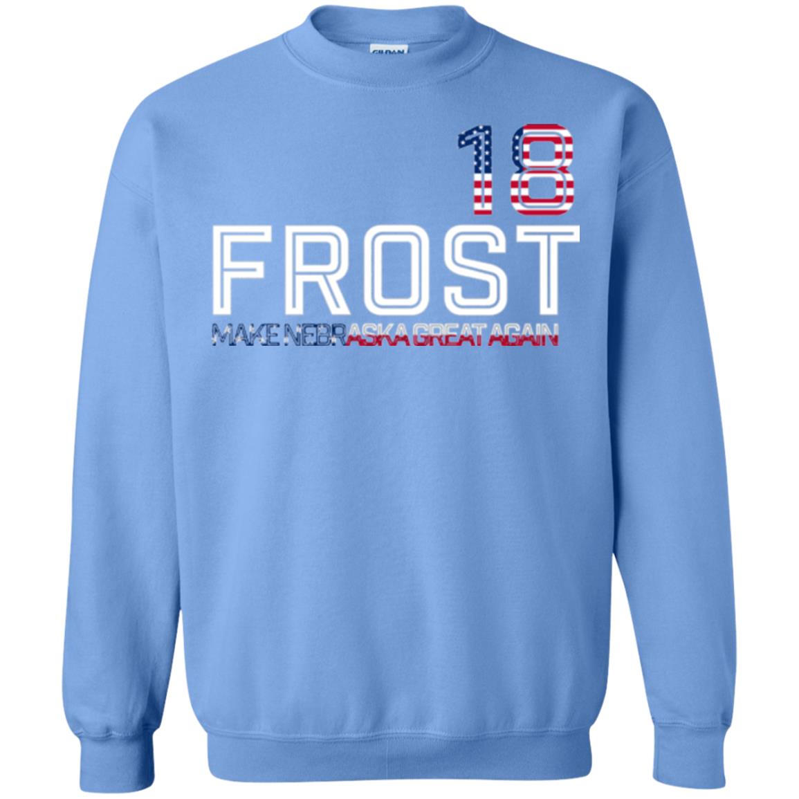 Frost 2018 T-shirt Make Nebraska Great Again Carolina Blue
