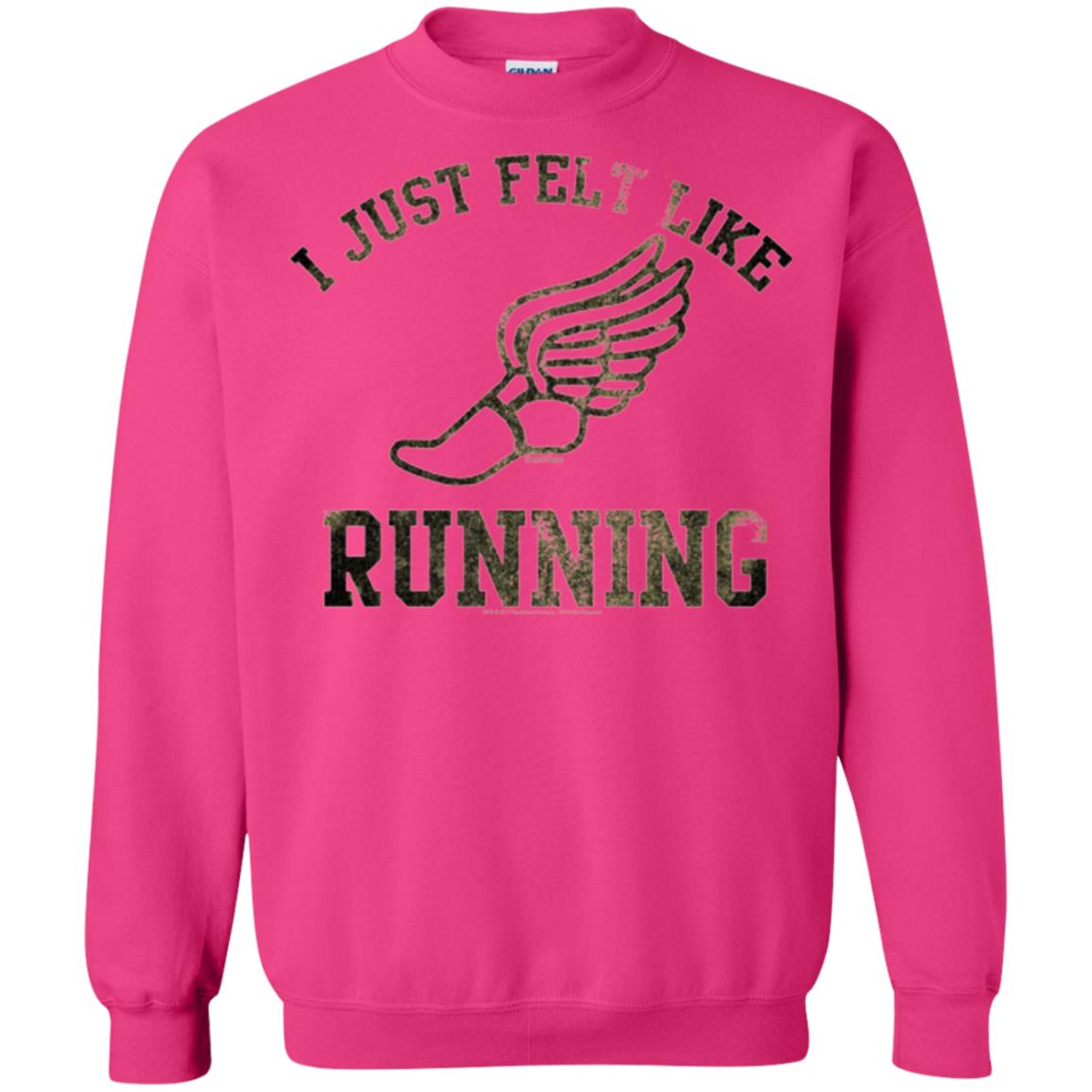 Movie T-shirt I Just Felt Like Running Heliconia