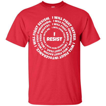 I Resist The Hate T-shirt Red