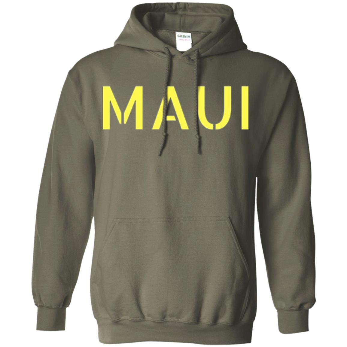 Mauii Hawaii T-shirt Military Green