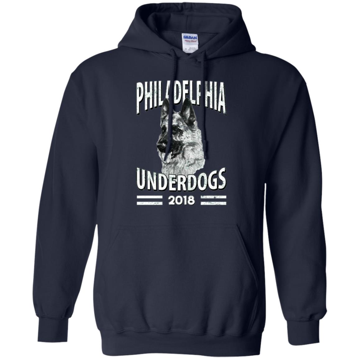 Dog Lover T-shirt Philadelphia Underdogs 2018 T-shirt Navy