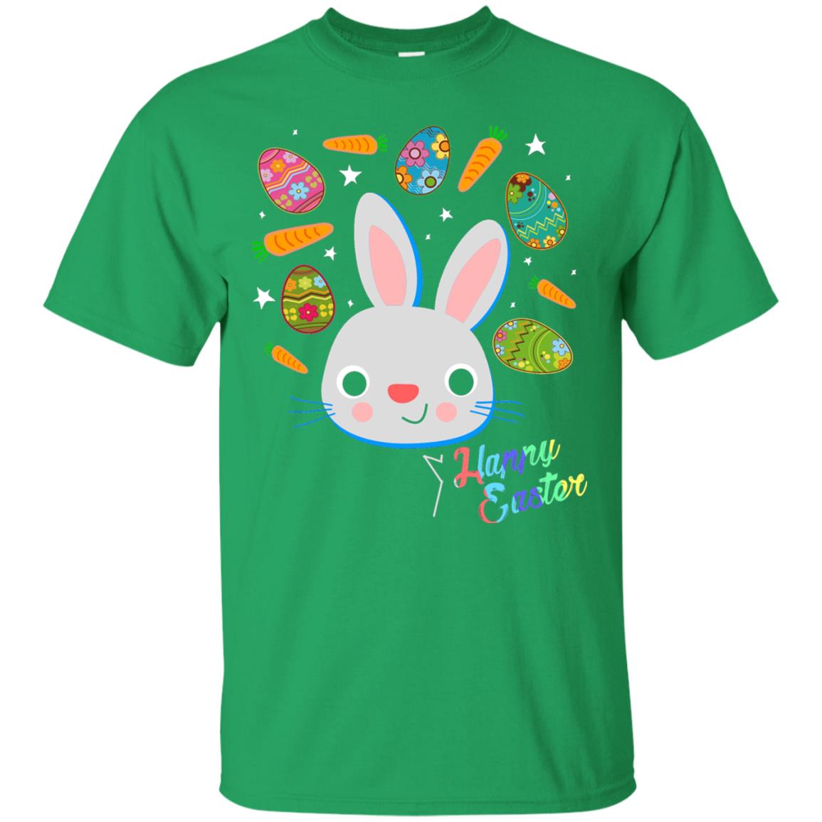 Happy Easter Bunny And Carrot Shirt Irish Green
