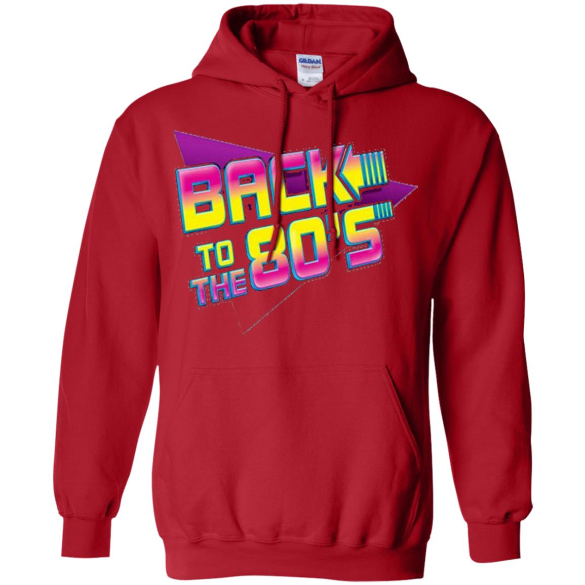 Back To The 80s Graphic Retro Novelty T-shirt Red