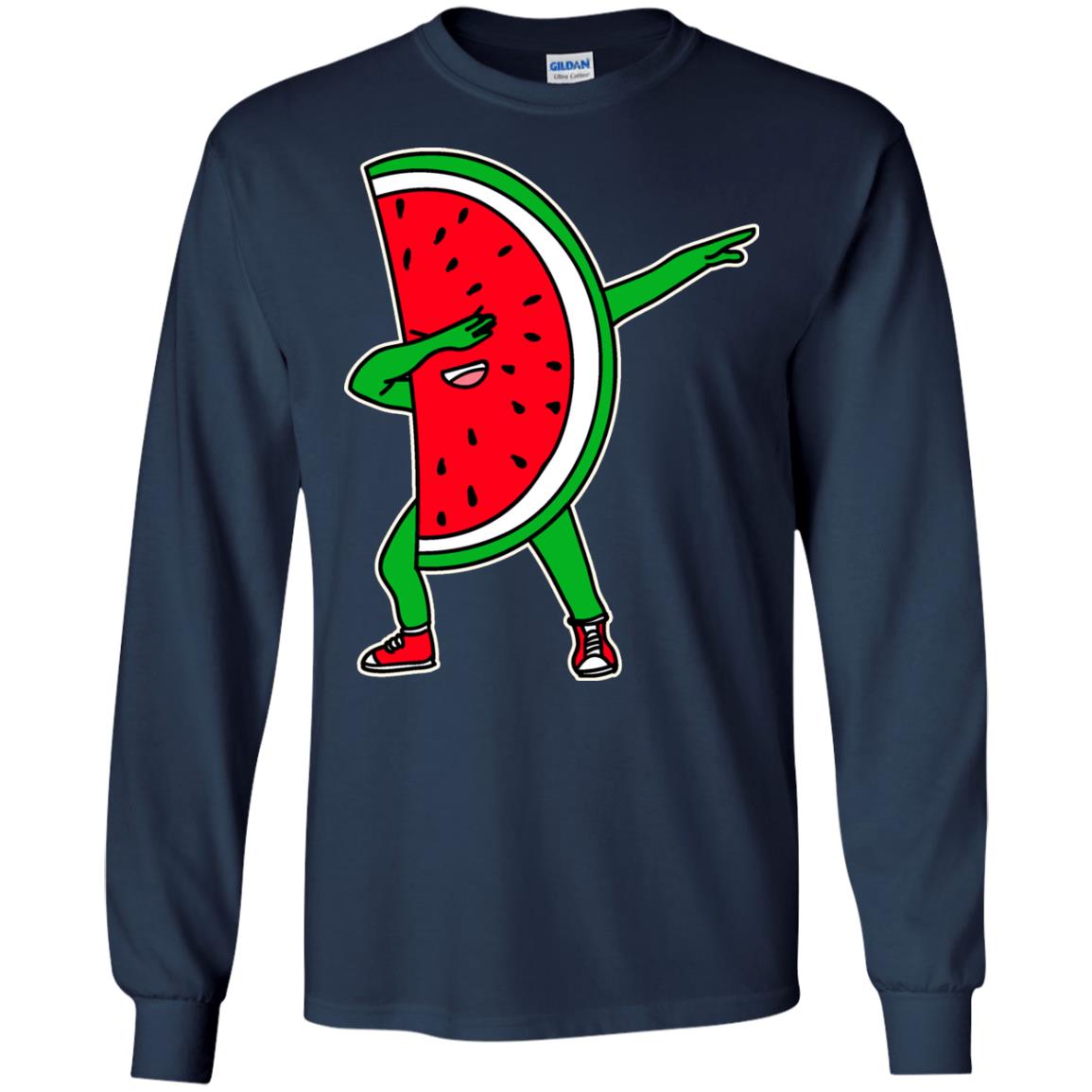 Dabbing Watermelon Shirt Navy